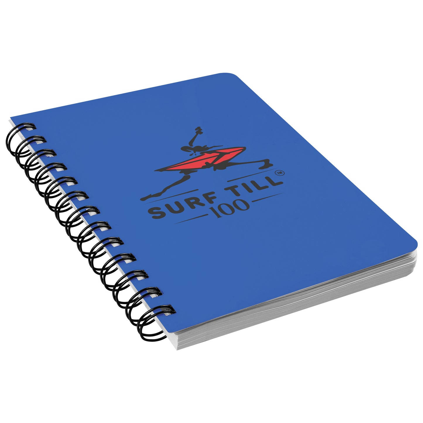 SURF TILL 100 SPIRALBOUND NOTEBOOK