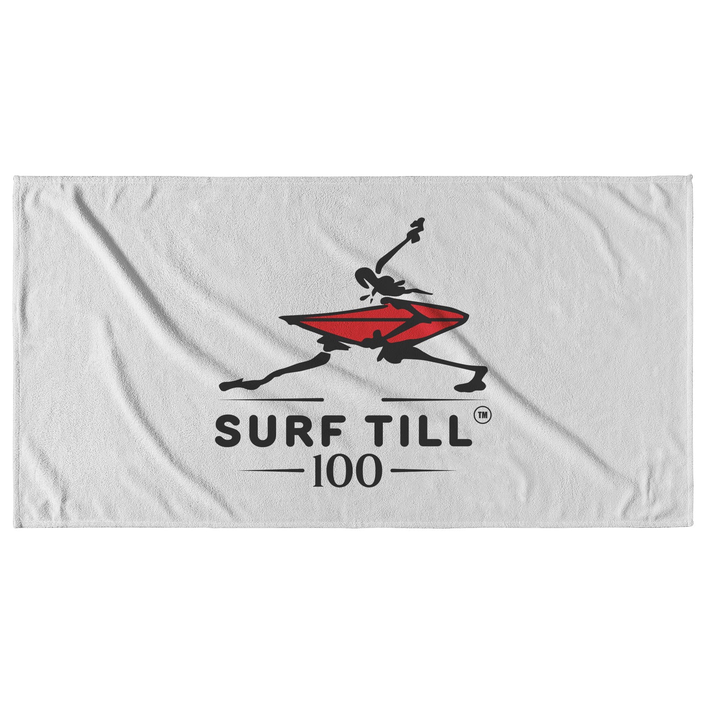 Surf Till 100 Beach Towel