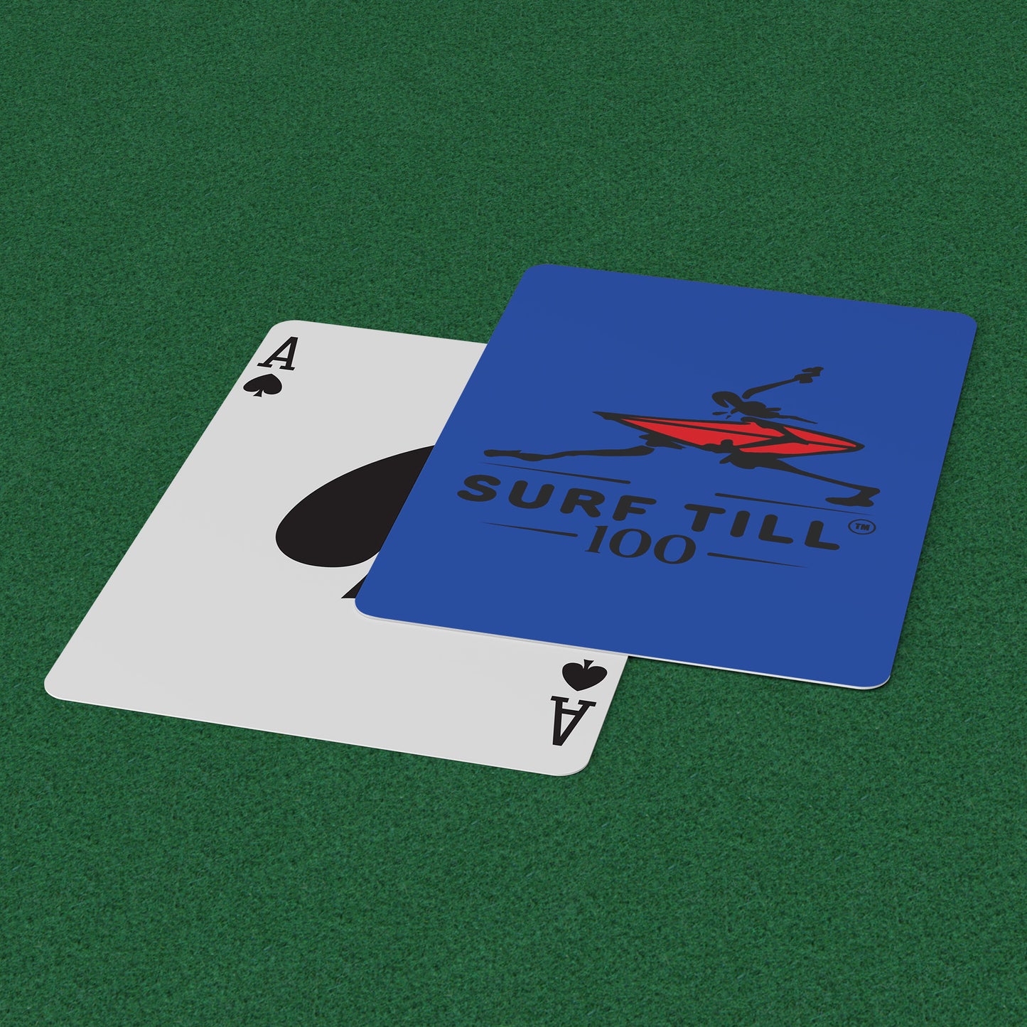 Surf Till 100 Deck of 52 Playing Cards