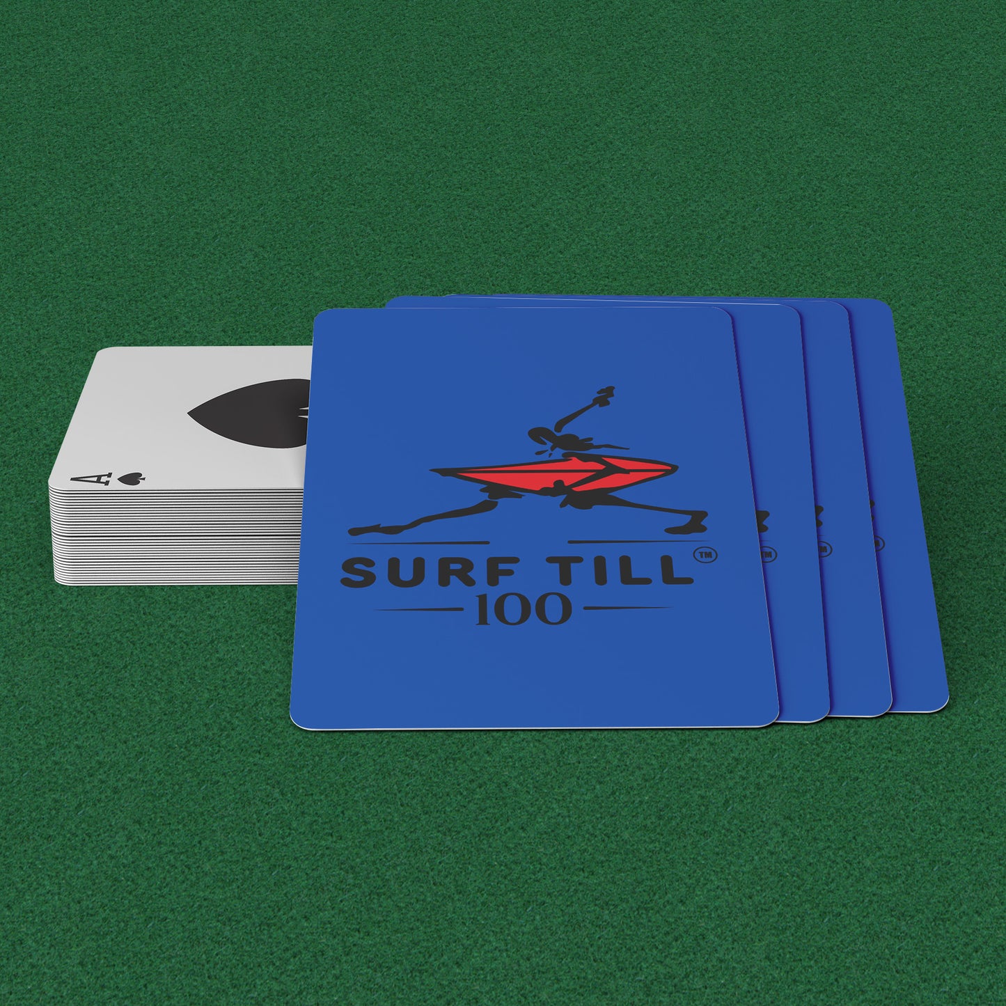 Surf Till 100 Deck of 52 Playing Cards