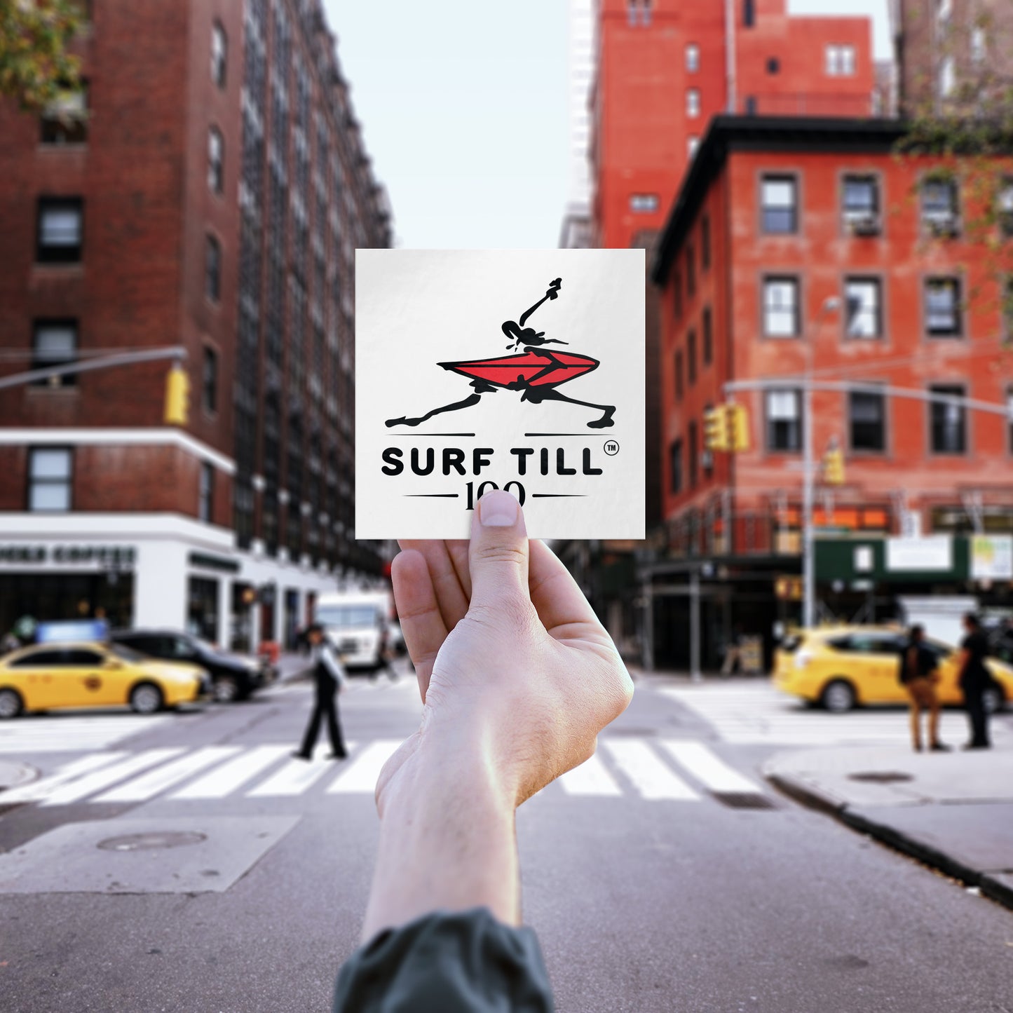 Surf Till 100 Stickers