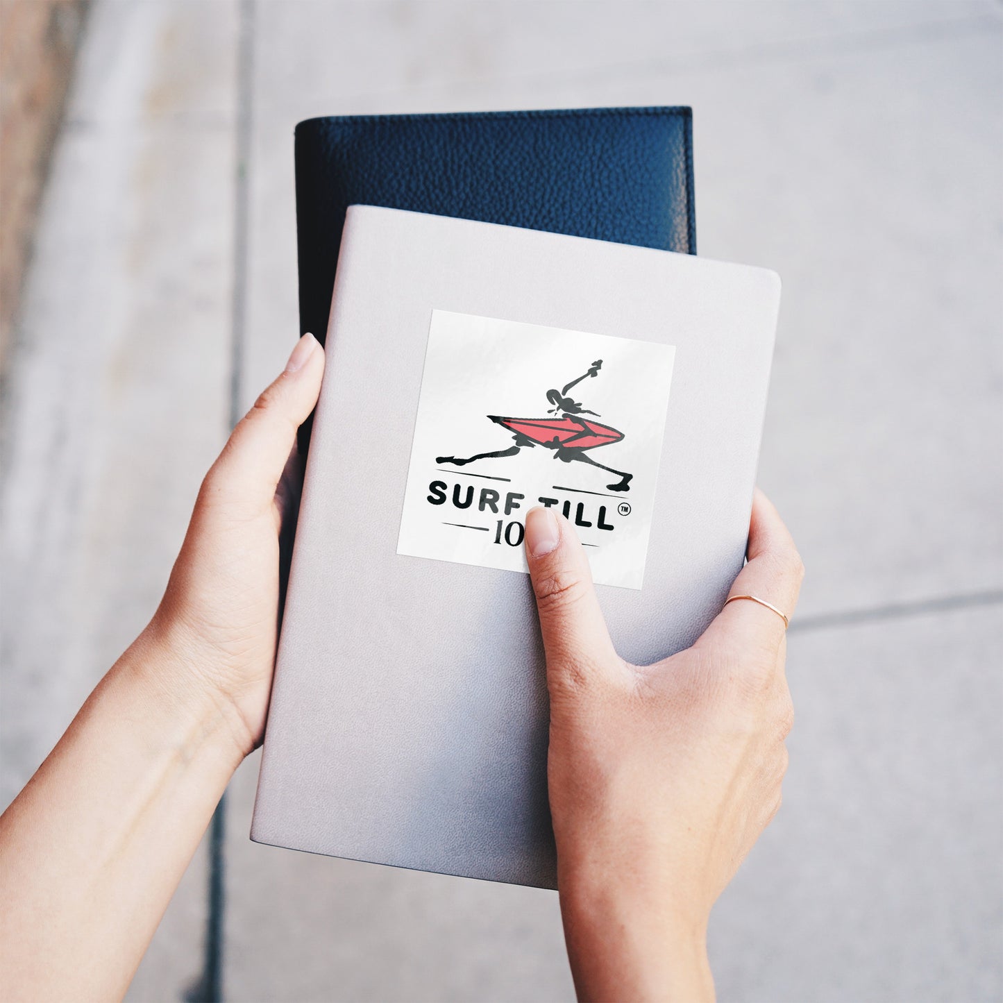 Surf Till 100 Stickers