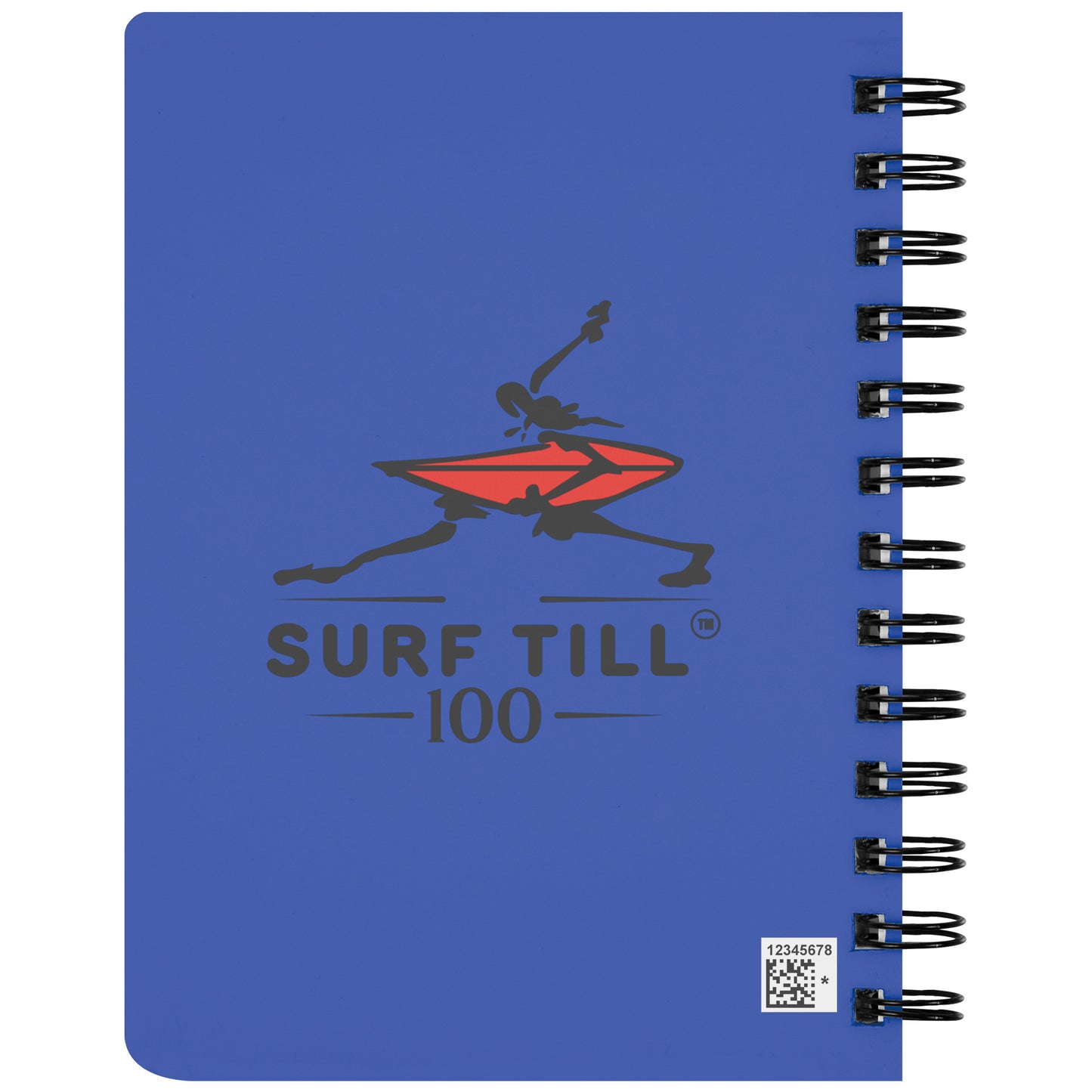 SURF TILL 100 SPIRALBOUND NOTEBOOK