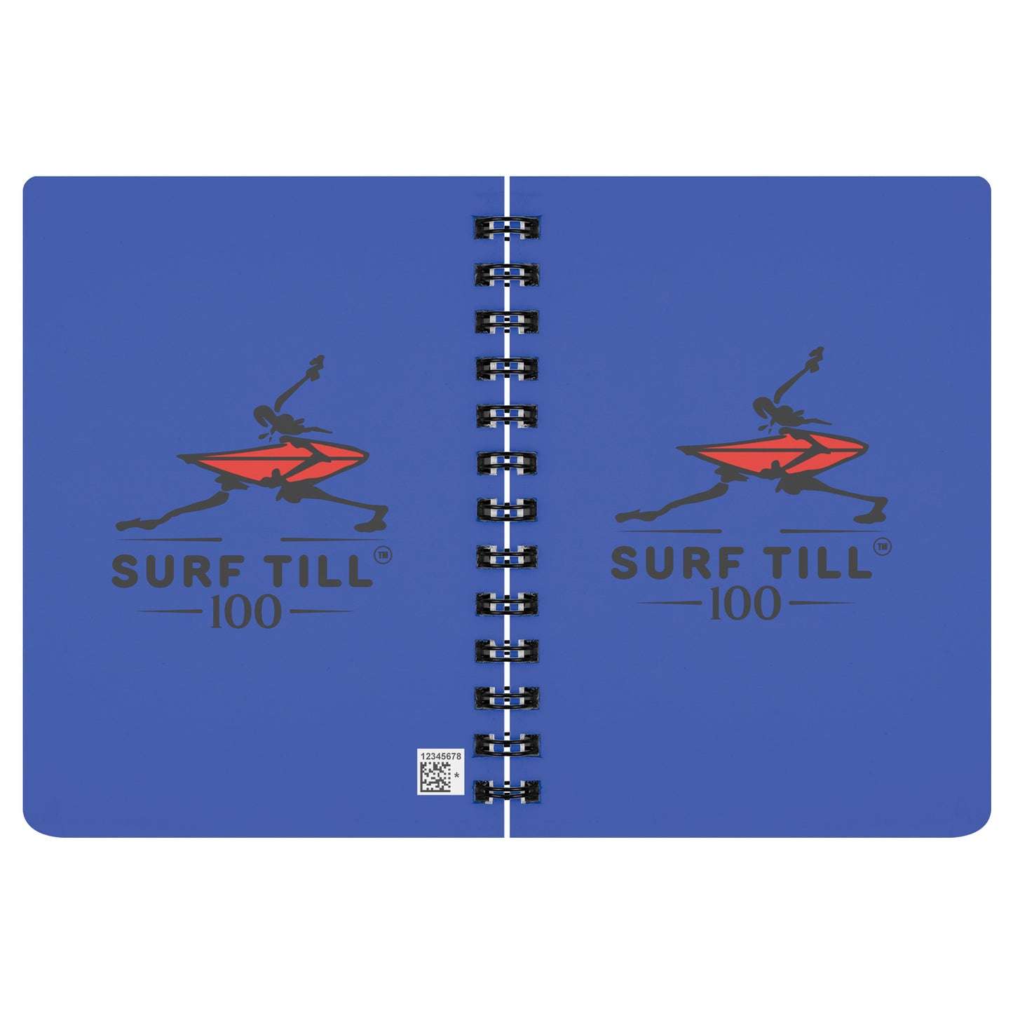 SURF TILL 100 SPIRALBOUND NOTEBOOK